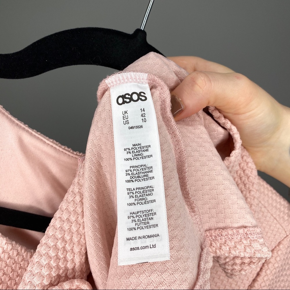 ASOS Pink Midi Dress - Picture 4 of 4